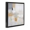 Stupell Industries Yellow Abstract Visionaries Floating Frame, design by Irena Orlov